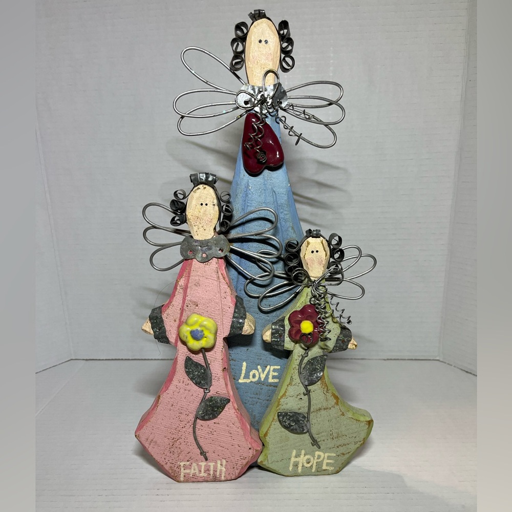 Wooden angels of love